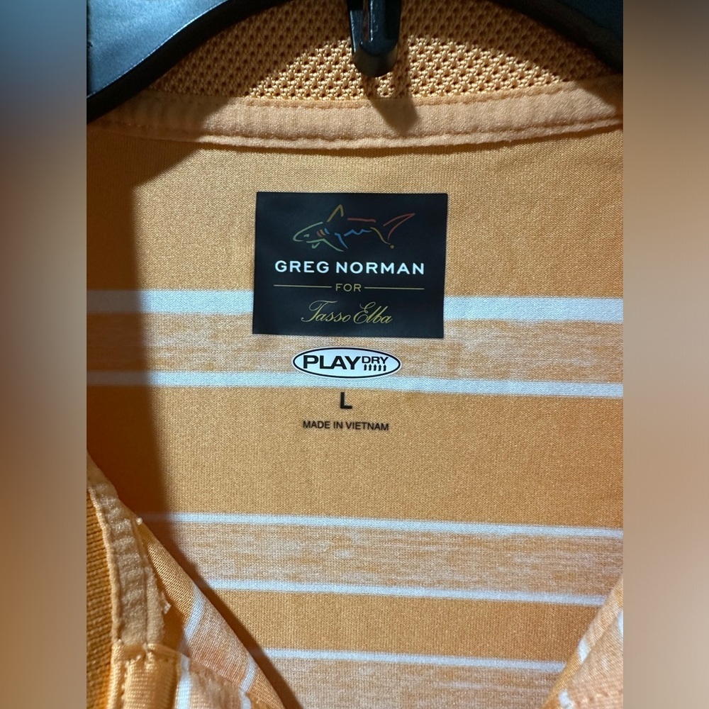 Greg‎ Norman Orange polo shirt - Picture 4 of 4